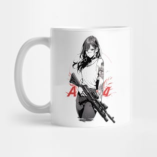 Badass Anime Girl Mug